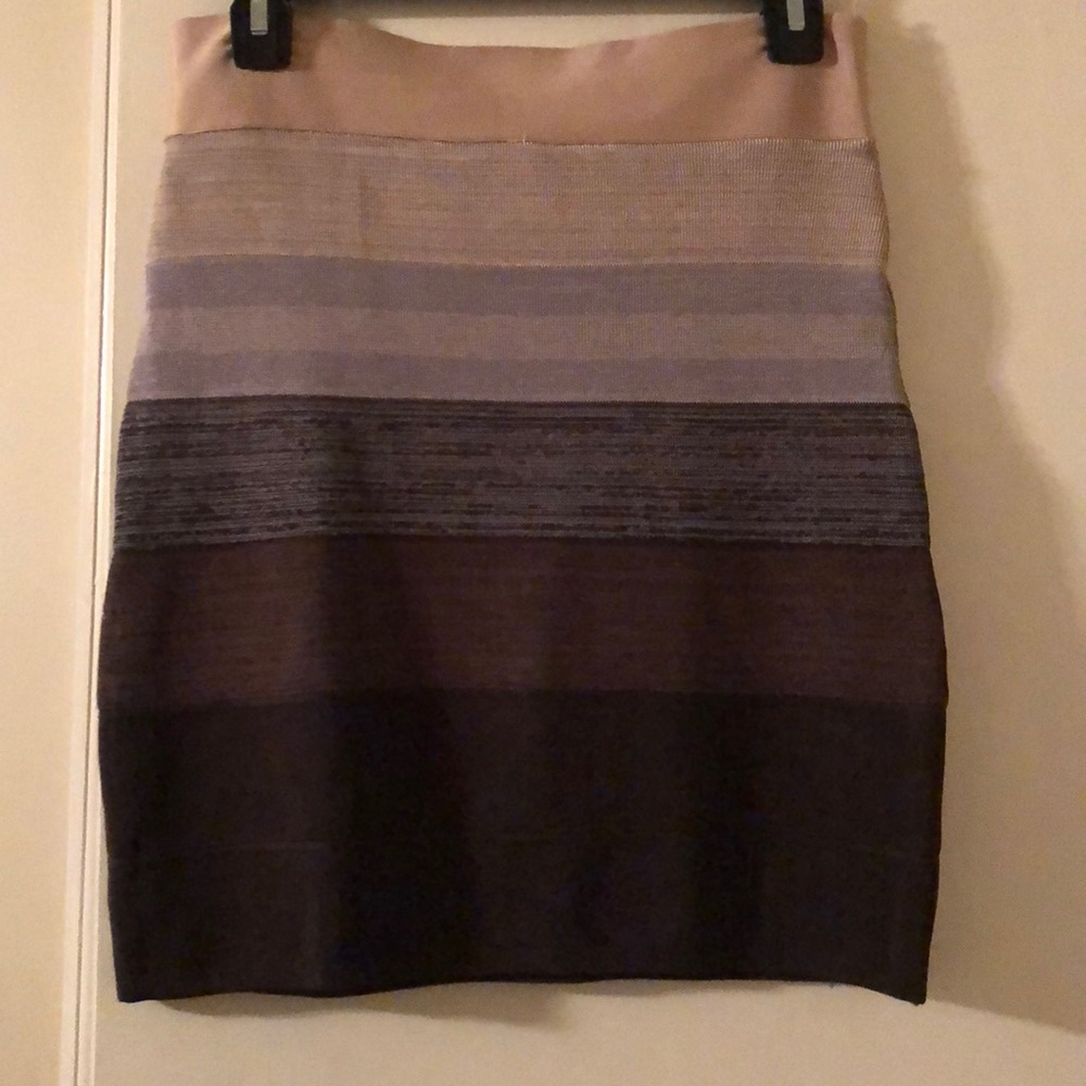 Bebe Multicolored mini skirt